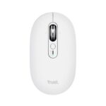 Trust Seron Mouse Wireless - Regolabile fino a 3200 dpi - Bluetooth - Ricaricabile - Clic silenzioso - Ricevitore USB-C - Multipiattaforma - 31x62x111 mm - Colore bianco - immagine 4