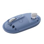 Trust Seron Mouse wireless - Regolabile fino a 3200 dpi - Bluetooth - Ricaricabile - Clic silenzioso - Ricevitore USB-C - Multipiattaforma - 31x62x111 mm - Colore blu - immagine 2
