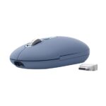 Trust Seron Mouse wireless - Regolabile fino a 3200 dpi - Bluetooth - Ricaricabile - Clic silenzioso - Ricevitore USB-C - Multipiattaforma - 31x62x111 mm - Colore blu - immagine 5