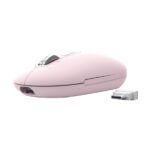 Trust Seron Mouse Wireless - Regolabile fino a 3200 dpi - Bluetooth - Ricaricabile - Clic silenzioso - Ricevitore USB-C - Multipiattaforma - 31x62x111 mm - Colore rosa - immagine 5