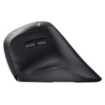 Trust Vyran Mouse wireless ergonomico - Regolabile fino a 4800 dpi - Bluetooth - Ricaricabile - Ricevitore USB-A - Adattatore USB-C - Multidispositivo - Clic silenzioso - 75x84x116 mm - Colore nero - immagine 5