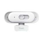 Trust Tomar Webcam QHD 2K - Cavo da 2 m - Microfono integrato - Bilanciamento del bianco automatico - Modalità privacy - Attacco filettato da 1/4" - Campo visivo di 76 gradi - 53x55x93 mm - Colore bianco - immagine 3