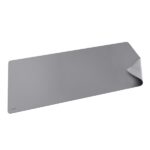 Trust Benya Tappetino da scrivania XXL - PVC - Superficie morbida - Antiscivolo - Flessibile - 430x900 mm - Colore grigio