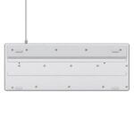 Trust GXT 833W Thado Tastiera da gioco con cavo da 1,5 m - Formato TKL - Illuminazione RGB - Piedini antiscivolo - 87 tasti - Anti-ghosting - Multipiattaforma - 40x135x359 mm - Colore bianco - immagine 4