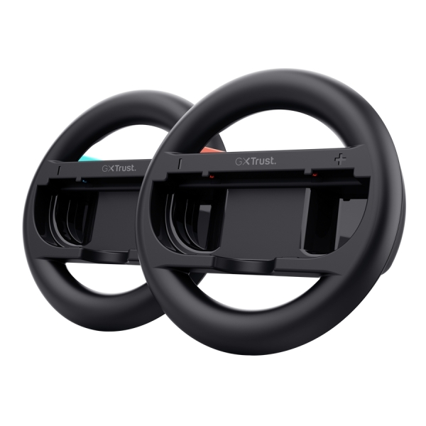 Trust GXT 1257 Pacchetto da 2 volanti per Joy-Con 2 - Accesso rapido ai pulsanti laterali - Leggeri - 33x145 mm - Colore nero