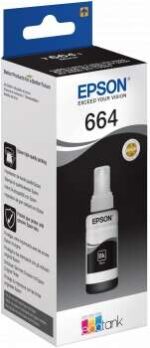 Epson T6641 Nero Bottiglia di inchiostro originale - C13T664140 - immagine 2