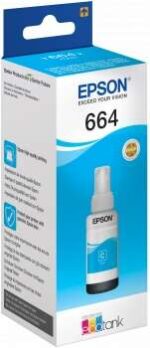 Epson T6642 Ciano Bottiglia di inchiostro originale - C13T664240 - immagine 2
