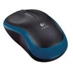 Logitech M185 Mouse wireless 1000 dpi - 3 pulsanti - Ambidestro - Colore nero/blu - immagine 2