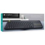 Logitech K400 Plus Tastiera wireless con touchpad - PC, TV - Colore nero - immagine 4