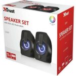 Trust Gemi Altoparlanti USB 2.0 12W - Illuminazione RGB - Controllo del volume - Cavo da 1,40 m - Colore nero - immagine 4