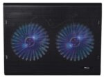 3" USB - Illuminazione LED blu - 2 ventole da 125 mm - 800 RPM - 360 x 280 mm - Cavo da 55 cm - Colore nero