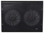 Trust Base di raffreddamento per laptop fino a 17,3" USB - Illuminazione LED blu - 2 ventole da 125 mm - 800 RPM - 360 x 280 mm - Cavo da 55 cm - Colore nero - immagine 3