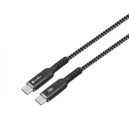 CoolBox Cavo da USB-C a USB-C 3.2 - 60W - Lunghezza 1