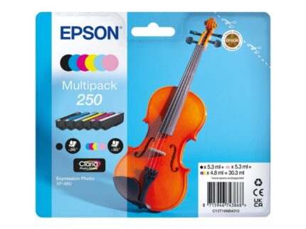 Epson 250 Confezione da 6 cartucce d'inchiostro originali - C13T16N84010