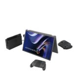 Monitor Asus ZenScreen Duo da 14" OLED WUXGA 60 Hz - Pannello brillante a doppio schermo - Tempo di risposta 1 ms - HDMI, USB-C  - Colore: argento - immagine 5