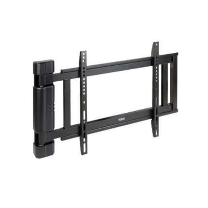 Tooq Orbita - Supporto da parete elettrico per schermi da 32" a 75" - Regolazione motorizzata - Regolazione orizzontale e rotazione - Gestione dei cavi - Peso massimo 50 kg - VESA max. 600x400 mm - Colore: nero