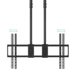 Tooq Supporto da soffitto per schermi da 60-120" - Doppio braccio - Inclinabile ed estensibile - Gestione dei cavi - Peso max. 120 kg - VESA max. 1000x600 mm - Colore: nero - immagine 2