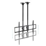 Tooq Supporto da soffitto per schermi da 60-120" - Doppio braccio - Inclinabile ed estensibile - Gestione dei cavi - Peso max. 120 kg - VESA max. 1000x600 mm - Colore: nero - immagine 3