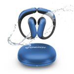 Energy Sistem PulseFit Cuffie sportive senza fili - Bluetooth 5.4 - Protezione contro il sudore e gli spruzzi d'acqua - Fit sicuro per una vestibilità confortevole - Chiamate stereo - Durata della batteria di 22 ore - Assistente vocale integrato - Colore blu - immagine 3