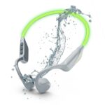 Cuffie sportive Energy Sistem VibeWave - Bluetooth 5.4 - Connessione multipoint - Protezione da sudore e schizzi - Fascia in gomma Secure-Fit - Microfono - Autonomia 15 ore - Illuminazione LED - Assistente vocale - Colore grigio - immagine 3