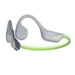 Cuffie sportive Energy Sistem VibeWave - Bluetooth 5.4 - Connessione multipoint - Protezione da sudore e schizzi - Fascia in gomma Secure-Fit - Microfono - Autonomia 15 ore - Illuminazione LED - Assistente vocale - Colore grigio - immagine 4