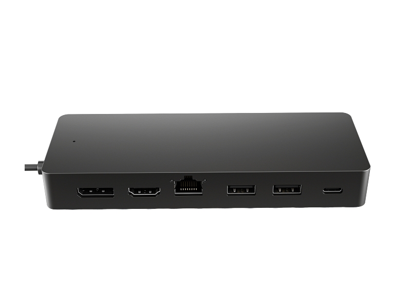 Hub multiplo USB-C HP 7-in-1 - 2 porte USB-A + 2 porte USB-C + 1 porta Display + 1 HDMI + 1 RJ45 - Plug & Play