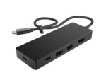 HP Travel Hub G3 5-in-1 USB-C Multiport Hub - HDMI 4K 60Hz - 2x USB A 10Gbps - 2x USB C Data + Power Delivery fino a 65W - Design da viaggio compatto - immagine 2