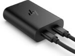 Caricatore HP USB-C GaN 65W - 2 porte di ricarica simultanea - Design compatto e leggero - Nero - immagine 2