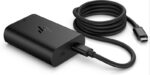 Caricatore HP USB-C GaN 65W - 2 porte di ricarica simultanea - Design compatto e leggero - Nero - immagine 4