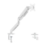 Aisens Eco Supporto da tavolo con braccio articolato per monitor 17"-32" - Supporta fino a 9 kg - Gestione dei cavi - VESA 100x100 mm - Contrappeso girevole e inclinabile - Bianco
