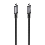Aisens Cavo USB-C maschio - Supporta fino a 100W - Lunghezza 4m - Velocità di trasferimento fino a 10Gbps - Risoluzione 8K - Alluminio - Colore nero