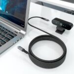 Cavo USB-C maschio Aisens - Supporta fino a 60 W - Lunghezza 7 m - Velocità di trasferimento fino a 5 Gbps - Risoluzione 4K - Alluminio - Colore nero - immagine 4