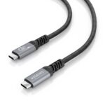 Cavo USB-C maschio Aisens - Supporta fino a 60 W - Lunghezza 10 m - Velocità di trasferimento fino a 5 Gbps - Risoluzione 4K - Alluminio - Colore nero - immagine 3