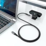 Cavo USB-C maschio Aisens - Supporta fino a 240W - Lunghezza 1,5 m - Velocità di trasferimento fino a 40 Gbps - Risoluzione 8K - Alluminio - Nero - Colore nero - immagine 4