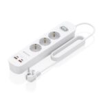 Ciabatta elettrica Aisens con 3 prese Schuko - 2xUSB-C - 2xUSB-A - cavo da 1