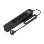 Striscia elettrica Aisens con 4 prese Schuko - 2xUSB-C - 2xUSB-A - Cavo da 1