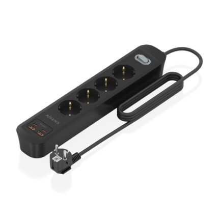 Striscia elettrica Aisens con 4 prese Schuko - 2xUSB-C - 2xUSB-A - Cavo da 1