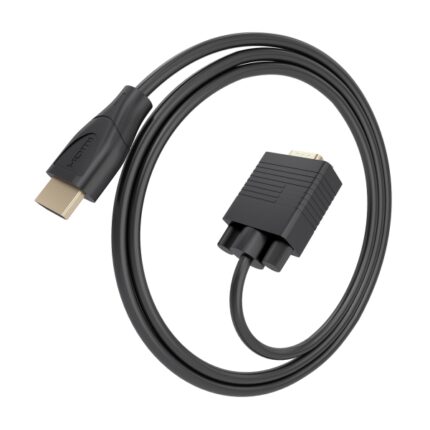 5 m - HDMI maschio - HDB15 maschio - Supporta risoluzioni fino a 1080P - Plug and Play - Colore nero