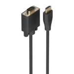 Cavo convertitore Aisens da HDMI a SVGA - Lunghezza 2 m - HDMI maschio - HDB15 maschio - Supporta risoluzioni fino a 1080P - Plug and Play - Colore nero