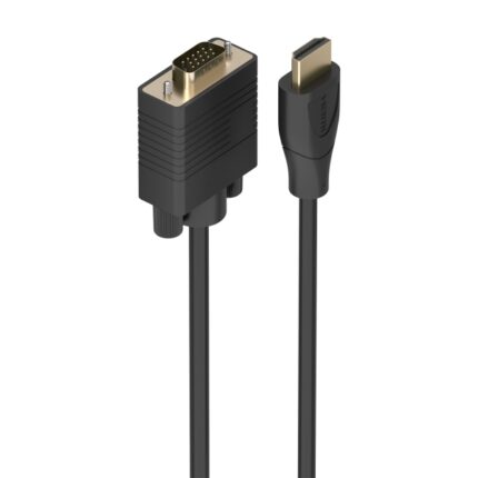Cavo convertitore Aisens da HDMI a SVGA - Lunghezza 2 m - HDMI maschio - HDB15 maschio - Supporta risoluzioni fino a 1080P - Plug and Play - Colore nero
