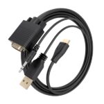 5 mm maschio - USB-A maschio - Supporta risoluzioni fino a 1080P - Plug and Play - Colore nero