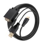 5 mm maschio - USB-A maschio - Supporta risoluzioni fino a 1080P - Plug and Play - Colore nero