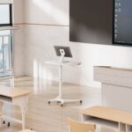 Supporto da tavolo per monitor Aisens Eco 10"-27" - Supporta fino a 6,5 kg - Inclinabile - Include accessori - VESA 100x100 mm - Acciaio per impieghi gravosi - Bianco - Colore bianco - immagine 4