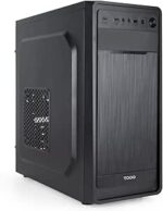 Tooq Prisma Ultra - Case ATX semi-tower - Alimentatore da 500 W - Ventola da 120 mm - Alloggiamenti: 3x 5
