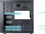 5" - 2 porte USB - USB-C - Audio HD - Microfono - 405 x 180 x 410 mm - Colore: nero