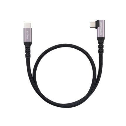 5 m - Velocità di trasferimento fino a 10 Gbps - Risoluzione 4K - Intreccio di cotone - Colore nero