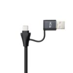 Acquisizione video Nanocable - Adattatore HDMI 4K femmina - USB-C maschio - USB-A - Multisistema - Colore grigio scuro - immagine 3