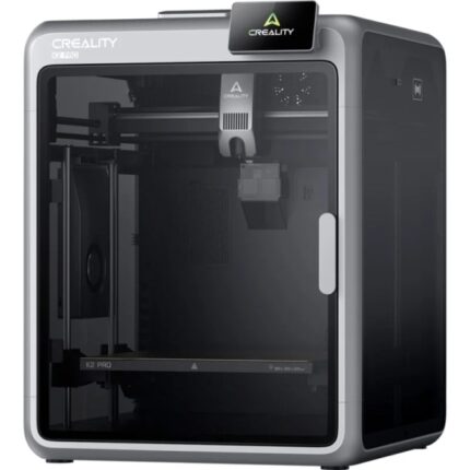 Stampante 3D chiusa Creality K2 Pro - Dimensioni 30x30x30cm - Corpo in alluminio aerospaziale - Interfaccia utente intelligente - Velocità fino a 600 mm/s