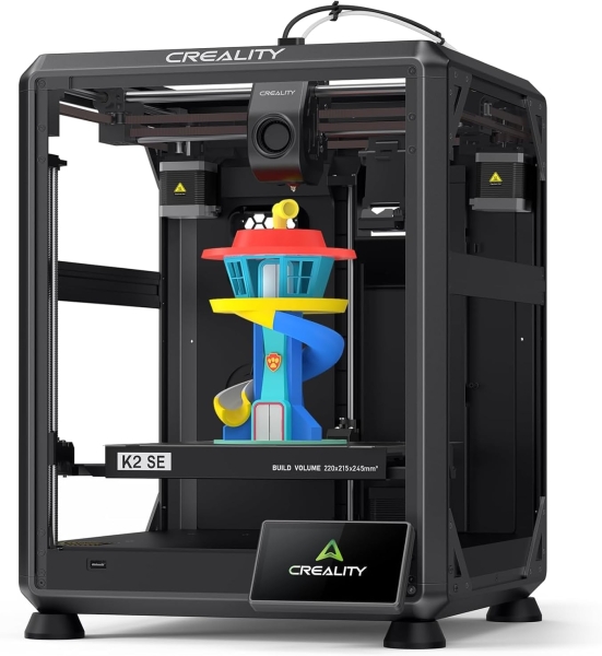 Stampante 3D aperta Creality K2 SE Combo - Dimensioni 22x21
