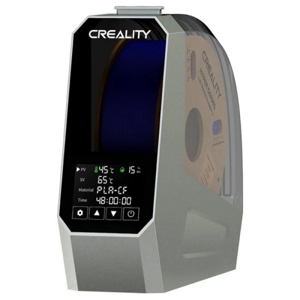Essiccatore di filamenti Creality Space Pi - Riscaldamento PTC a 360 gradi con ventola incorporata - Temperatura configurabile da 45 a 70ºC - Adattabile a 12 tipi di filamento